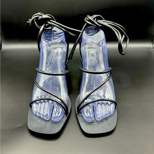 I.N.C. Women’s Chedal lace up ankle tie heels